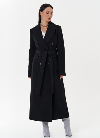 Классическое пальто с английским воротником