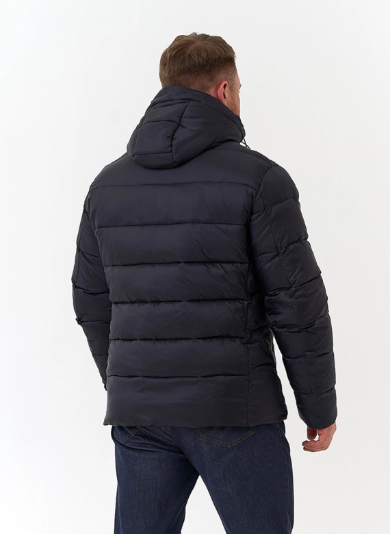 Мужской пуховик с капюшоном  фото