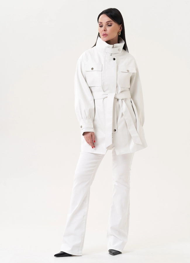 фото Жакет-рубашка из эко кожи модель № 27163