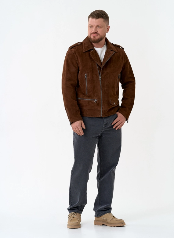 Мужская куртка из натуральной замши