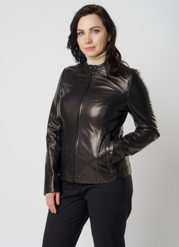 Женская кожаная куртка