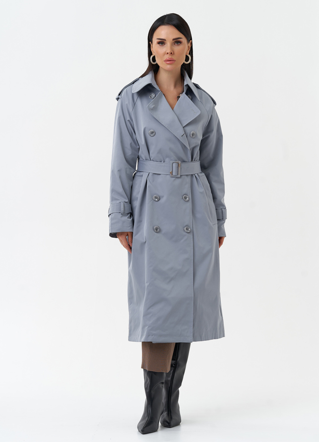 Женский плащ с английским воротником модель № 30267 универмаг малина