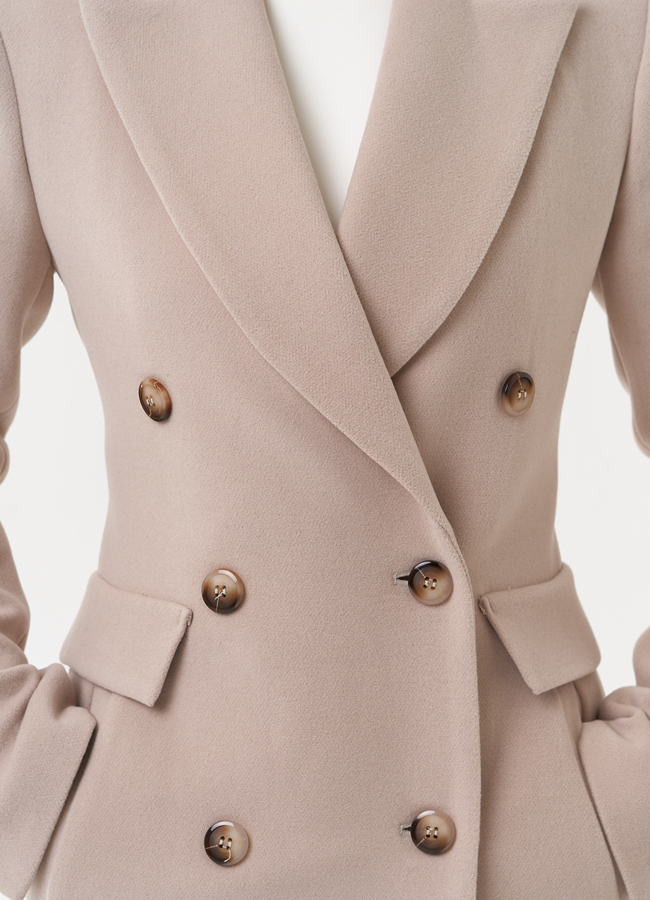 Длинное женское пальто с английским воротником модель № 29897 универмаг малина